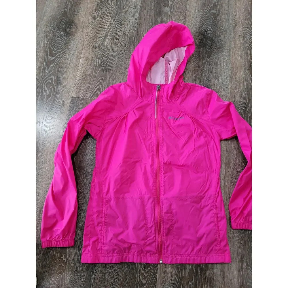Columbia‎ Girls Pink Lightweight Jacket size Large #4